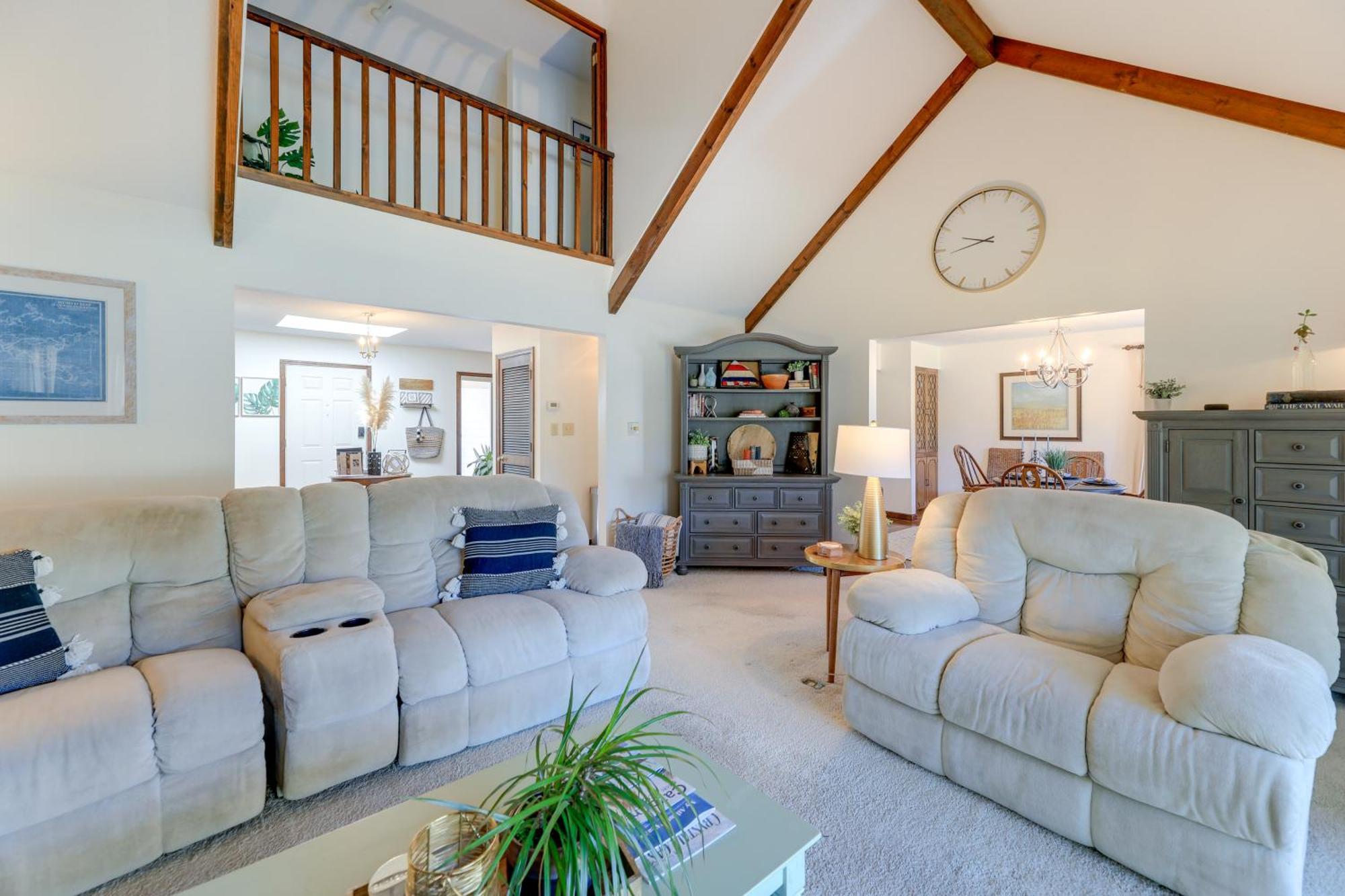 Waterfront Pine Knoll Shores Gem With Boat Dock Exterior photo
